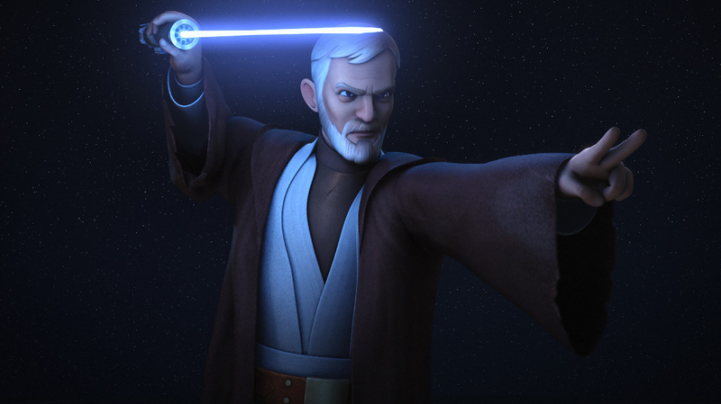 Obi-Wan Kenobi on Star Wars Rebels. Image: Disney